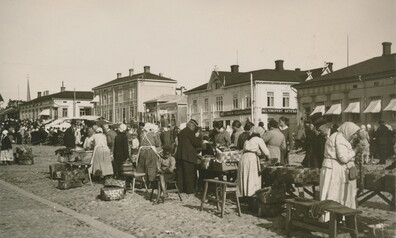 Kristiinankaupunki 1933 Rosengren Kauppatori 2